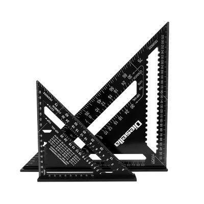 Speedvinkel 0-90º i aluminum 305x305 mm med sort-oxideret finish